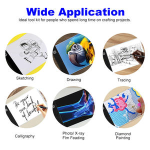 Acrylique luminosité réglable rectangle A5 taille LED traçage dessin mini led lumière pad - Product Image 3