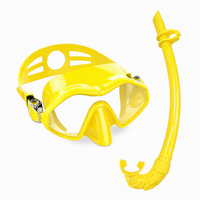 DOVOD Ensemble masque et tuba de plongée unisexe OEM, lentille en PVC, jupe en silicone, équipement de plongée sous-marine