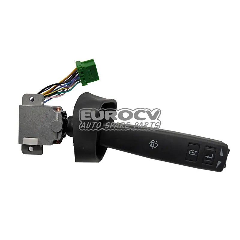 Eurocv suku cadang truk VOE 20553738 sakelar kolom kemudi Wiper kaca depan untuk truk Volvo