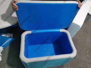 Glacière de camping gonflable en plastique pour l'extérieur, bar de terrain, glacière à <span class=keywords><strong>glace</strong></span>, glacière à lunch, ensemble de glacière - Product Image 5