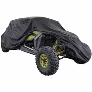 XL Größe Karosserie abdeckung Schwarz ATV-Abdeckung Allwetter Regenschutz 4x4 Wheeler Wasserdichte UTV-Staubs chutz hülle