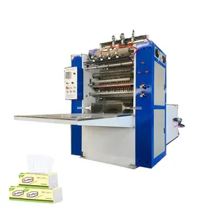 Best quality 4 line facial tissue folding machine v fold hand towel machine facial tissue packing machine