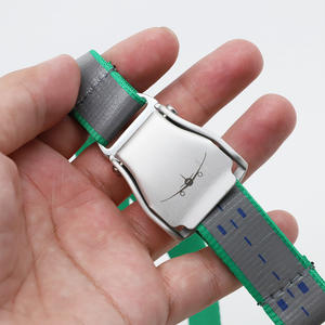 LBRギフトカスタムネオン反射シルクスクリーン印刷ポリエステル安全バックルスクリーン印刷パターンエアバス航空ストラップ - Product Image 5