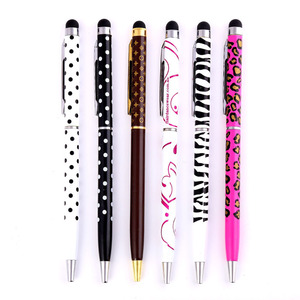 Bolígrafo Metálico Super Delgado con Logotipo Personalizado, Excelente Pantalla Táctil para Lápiz Stylus, Impresionante Bolígrafo Giratorio Personalizado para Promociones - Product Image 1