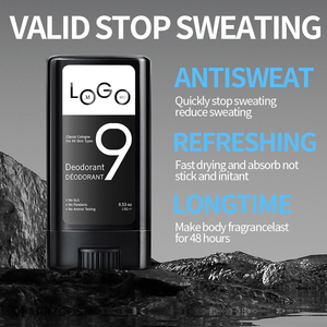 Vente en gros de déodorant anti-transpirant en spray 15g, emballage à étiquette privée, naturel pour hommes et femmes, déodorant en stick OEM - Product Image 3