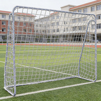 Gawang Sepak Bola Rangka Baja JH 7ft X 5ft 2-Pack untuk Latihan Anak & Remaja di Halaman Belakang Grosir