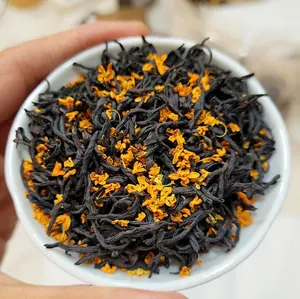 1 Kg Level 1 Wuyi Flavored Tea Zhengshan Xiao Zhong Race Lapsang Souchong With Dried Osmanthus Flowers Blended Black Tea Leaves
