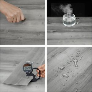 ส่งตรงจากสต็อก พื้น LVT แบบมีกาวในตัว กันน้ำ ลายไม้ พื้นพีวีซีแบบแผ่น ติดตั้งง่ายสำหรับห้องครัว - Product Image 3