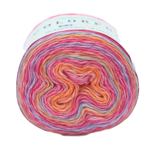 Hilo de Tejer Colorido, Mezcla de Algodón y Acrílico, para Crochet, Manualidades y Tejido - Product Image 3