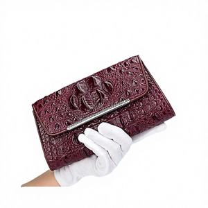 Cartera de Mano de Cuero Genuino Vintage para Mujer, con Cierre Antirrobo, Gran Capacidad, Venta al Por Mayor - Product Image 1