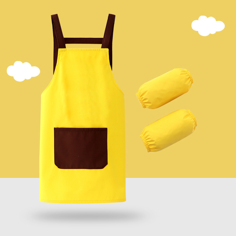 Ensemble deux pièces pour enfant - Jaune curry, manches longues