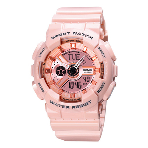 Montres de sport numériques et analogiques de qualité supérieure pour hommes, montres multifonctions à double fuseau horaire, chronographe, étanches, pour femmes - Product Image 6