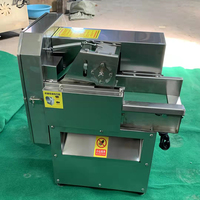 Cortadora de Verduras Automática Poweradd con Correa, Multifuncional, con Motor y Engranajes, 0.3kW, 150KG, Rebanadora de Cebolla, Pimiento y Apio