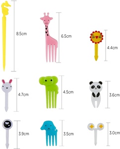 Bento picks food grade animals shape food lunch sticks lunch box accessori per bambini - Product Image 5