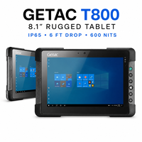Getac T800 Series 8GB Pantalla capacitiva Tablet PC para logística pública Fabricación de petróleo y gas 4G Intel Uso industrial