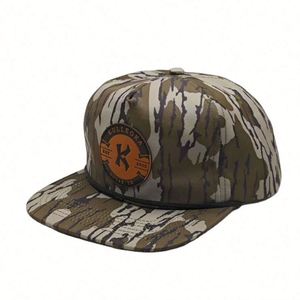 High Quality Camouflage Cap 5 Panel Hip Hop Flat Brim <b>Hats</b> - Product Image 1
