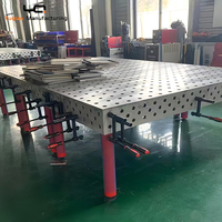 Table de soudage flexible en fonte nitrurée au plasma D16 de haute précision avec accessoires de serrage