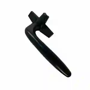 Turn Handle Casement Window Black Aluminum Alloy 7-shape Window Handle