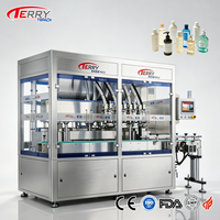Machine de remplissage de bouteilles à pompe à engrenages linéaire automatique à 4 buses, personnalisée en usine, pour liquides cosmétiques, gels et crèmes