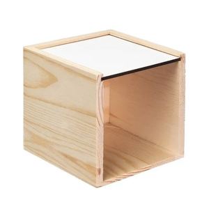 Sublimation Blanks Customized Square Wooden Modern <b>Desktop</b> Pencil <b>Pen</b> <b>Holder</b> Container for Student's Gift - Product Image 4