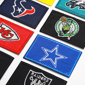 Vendita calda di etichette di <span class=keywords><strong>Logo</strong></span> sportivo di calcio basket Baseball Team Design ferro su 3D Applique patch per abiti da ricamo - Product Image 3