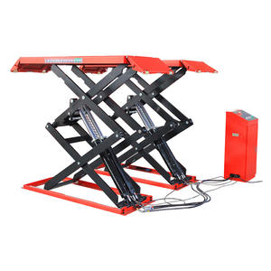 ऑटो रखरखाव और मरम्मत उपकरण प्लेटफॉर्म के लिए 3.5 टन क्षमता के साथ अल्ट्रा पतले छोटे कैंची लिफ्ट मोबाइल कार मरम्मत लिफ्ट - Product Image 4