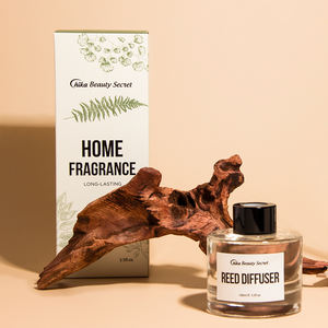 Diffuseur <span class=keywords><strong>de</strong></span> parfum <span class=keywords><strong>de</strong></span> maison 50ml Hoy Vente à bas prix 14 parfums en stock Diffuseur à roseaux avec bâtonnets noirs - Product Image 4