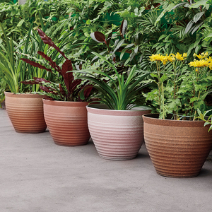 Madera <span class=keywords><strong>redonda</strong></span> de color <span class=keywords><strong>barro</strong></span> ecológica como macetas de plástico de terracota - Product Image 6