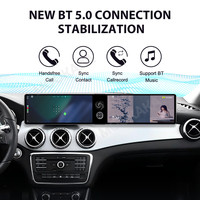 MOOKAKA Dual 12,3 pulgadas Android para mercedes-benz GLA 2016-2019 coche estéreo Multimedia GPS Navi inalámbrico CarPlay unidad principal Radio