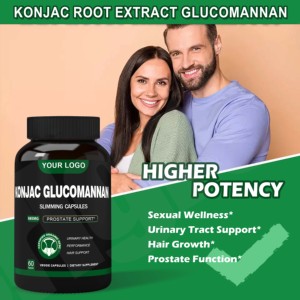 <strong>Bulk</strong> Glucomannan Konjac Root Extract Capsule Food <strong>Supplement</strong> Konjac Glucomannan Capsules - Product Image 4