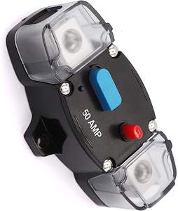 50-300A 48V 0-8 jauge moteur de pêche à la traîne voiture stéréo Audufuse porte-fusibles en ligne onduleur pour automobile Rv Marine Boat - Product Image 3