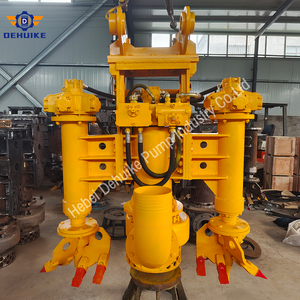 DEHUIKE High Flow River Lake Dredging Excavating Agitator Hydraulic New Submersible Sand Slurry Pump for Sale - Product Image 4
