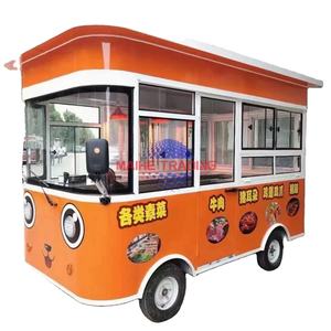 Camions de restauration rapide mobiles de rue en plein air à vendre en Chine Remorque de barbecue avec distributeurs de collations - Product Image 1