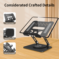 Nouveau design universel support de tablette PC support de tablette en métal rotatif à 360 degrés pour iPad Pro/Air/Mini et plus