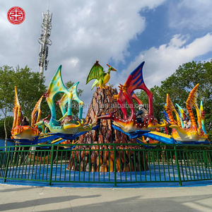 Attraction ludique attrayante pour enfants : <span class=keywords><strong>Dinosaure</strong></span> autocontrôlé rotatif et montant pour parc d'attractions Luna, à vendre - Product Image 3