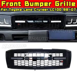 Grille de pare-chocs LED décorative pour voiture, kit carrosserie, grille de pare-chocs avant pour Toyota Land Cruiser LC100 1998-2007, extérieur - Product Image 2