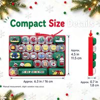 Clavier mécanique de Noël à 26 touches, jouet sensoriel anti-stress mignon en forme de dessin animé, cadeau sensoriel, touches de clavier
