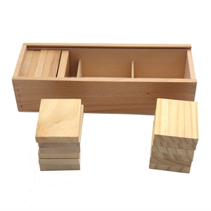 Touch Development Professional Edition Material Sensorial Teaching Toy Montessori Baric Tablets con caja - Product Image 3