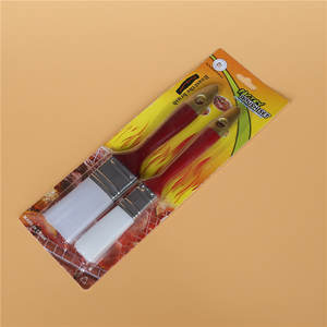 ชุดแปรงปิ้งย่างรูปผีเสื้อ 2 ชิ้น ด้ามจับพลาสติก ขนแปรง PP สำหรับทำบาร์บีคิว ทำอาหาร อบขนม ใช้กลางแจ้ง - Product Image 1