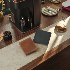 Custom Logo Wholesale Genuine Cowhide Leather Branded Minimalist Slim Luxury Designer Bifold Men <b>Wallets</b> with <b>RFID</b> Blocking - Product Image 4