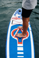 Planche de surf et paddleboard gonflable Ocean-Ready Drop Stitch avec configuration 3 ailerons |   Transfrontalier |   Prêt à être expédié