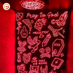 Báo Đốm Nhà Sản Xuất Tùy Chỉnh <span class=keywords><strong>Neon</strong></span> Đăng Glass Cửa Hàng Cửa Hàng Nhà Hàng LED <span class=keywords><strong>Neon</strong></span> Lights Quảng Cáo Trang Trí - Product Image 2