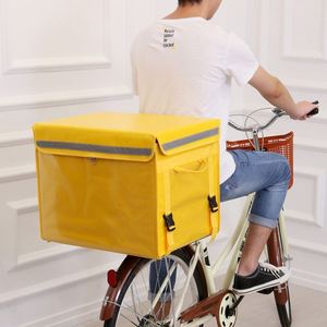 Sac à dos isotherme SANJIN portable et léger de 43 L en EPP non tissé, étanche, avec fermeture éclair, pour livraison de repas et plats à emporter - Product Image 3