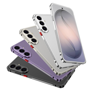 NOUVEAU Étui de téléphone antichoc en métal aluminium de luxe pour S25 Ultra S24 S23 avec protection d'objectif - Product Image 6