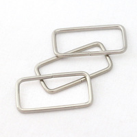 Boucles ovales en fil métallique pas cher, anneaux ovales en métal, boucles en fil formé pour sangles
