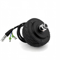 Moteur de moyeu CC sans balais et sans engrenages de 4 pouces 200W 24V 36V pour trottinette électrique, robot AGV, kit de démarrage
