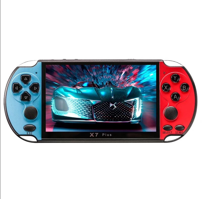 Портативная игровая консоль X7 Plus, 64 бита, 5,1 дюйма, для PSP GBA/FC/NES consola