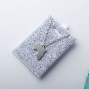 Collier Africain paslanmaz çelik takı kadınlar afrika altın kaplama ülke haritası afrika harita kolye - Product Image 5