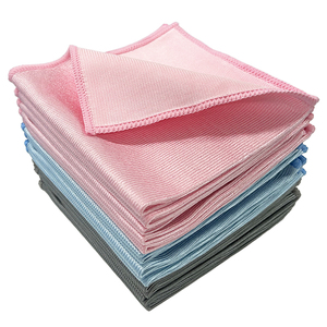 Paños de Limpieza Cuadrados de Microfibra Suave <span class=keywords><strong>para</strong></span> Pulir Ventanas y Platos, 30x30cm, Absorbentes, <span class=keywords><strong>para</strong></span> Secar, sin Pelusa, Ecológicos - Product Image 2