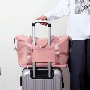 Large Capacity Durable Oxford Cloth Fashion Travel Duffel Bag Shoulder <b>Handbag</b> Yoga Gym Bag for Welcome Gifts - Product Image 4